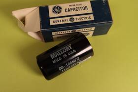 Psu8815 Vanguard Vintage Mallory Capacitor 88-106mfd 110-125vac Ac Motor Start