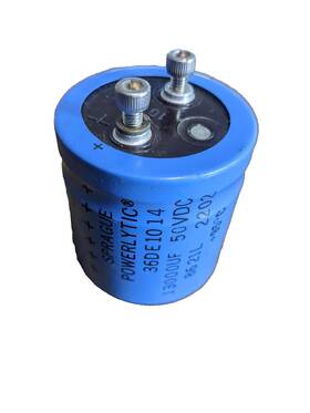 36de1014 Vishay Sprague Powerlytic Nos Capacitor 13000uf 50 Vdc -10% / 75% Screw Term