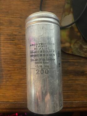 952523 Wascomat Washer Capasitor