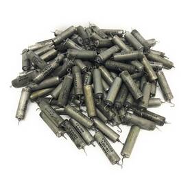 16j4104 West-cap Lot Of 109 Vintage .10mfd 400vdc Axial Film Capacitors