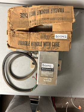 1n05482a04a Westinghouse Dri-var Motor Mate Capacitor Kvar 480 V 60hz 3ph