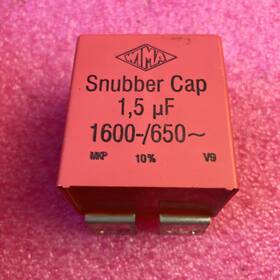Snmpt0415071 Wima . Snubber Cap 1.5uf Mkp Capacitor 1600 Vdc 650 Vac
