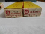Lot Of Ohmite Vitreous Enameled Resistors Fixed 0400A 50 Watts Ohms. Fixed Price $15.95.