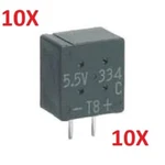 10X Kemet FM0H104ZF-L1 Radial Super Capacitors 0.1 F, 5.5V, 104, Nt, Mn, LS=5MM. Fixed Price $19.95.
