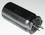 Panasonic 33 Uf Radial Capacitor - 400 Vdc 16 Diameter 105C 4MM Leads. Fixed Price $7.95.