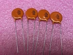 562R5GAS20 (27PCS) Vishay Ceramic Disc Capacitors 1KVT 0.02UF 20% .375LS Z5U. Fixed Price $50.00.