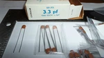 Pieces Centralab DD-3R3, 3.3PF 1000VDCW Ceramic Disc Capacitors ((#3445)). Fixed Price $6.41.