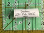 .1UF 800V Axial Film Capacitor Polypropylene / Foil Dearborn 710P104X5800 2PCS. Fixed Price $23.03.