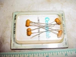 4 Nos Vintage Centralab Ceramic Tubular Capacitors 180MMF 180PF 600V. Fixed Price $9.99.