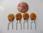 (4X) Nos .0022UF 2200PF 1KV Ceramic Disc Capacitors 4PCS. From Reel Tape New. Fixed Price $11.00.