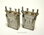 2X General Electric Pio Capacitors / 1 Mfd 600 Vdc 23F467 -- Kt. Fixed Price $39.95.
