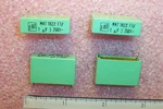 Qty (46) 1UF 250V 5% Metallized Box Film Capacitors MKT1822-510/254 Roederstein. Fixed Price $8.99.