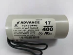 Philips Advance 7C170P40 Capacitor - 17MFD 400VAC 50/60HZ New Without Box. Fixed Price $70.46.