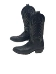 Double-h Men 9.5D,#1150 Western ,vintage Boots, AERO-GLIDE7,SOFT Toe Black. Fixed Price $37.99.