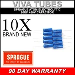 Lot Of 10 New Sprague Atom 80UF 450V Electrolytic Capacitors 20% TVA-1716. Fixed Price $207.42.