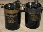 680UF 400 Volt Aerovox Electrolytic Capacitors, Set Of 2. Fixed Price $35.00.