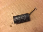 Vintage 1940S Cornell Dubilier Beaver 8 Uf 450V Capacitor Axial Tube Amp. Fixed Price $5.00.