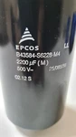 Epcos Aluminum Electrolytic Capacitor B43584-S6228-M4 500V 2200UF. Fixed Price $55.00.