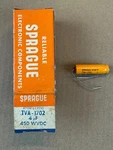 Nos Vintage Sprague Atom Uf 450V Capacitor TVA-1702 Tube Amp 1977. Fixed Price $8.00.