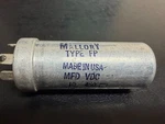 Mallory Sect. Electrolytic Can Capacitor FP-375.8 Nos 10-10-10 Mfd 450 Vdc. Fixed Price $59.95.