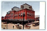 1911 Union Canal And Adams Stations Chicago Illinois Antique Postcard. Fixed Price $6.47.