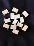 Mallory 0.1UF 250V Radial Box Metalized Film Capacitors ( Qty 100 ). Fixed Price $12.89.