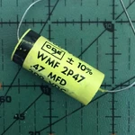 .47UF 200V Cornell Dubilier Axial Film Capacitor 10% WMF2P47 K Audio 4PCS. Fixed Price $16.26.