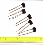 (5X) Cornell CM05 Silvered Mica Capacitor 500VDC 5% Various Pf MIL-C-5. Fixed Price $15.57.