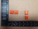 (10 Pcs) 425M47592RG3 Cornell Dubilier, 4.7 250V Radial Film Capacitor. Fixed Price $25.75.