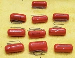 10PCS. Sprague 418P .15-400V Polyester Film Orange Drop Capacitor. Fixed Price $20.00.