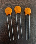 12 Vishay Cera-mite 3300PF 3KV 20% Z5U High Voltage Capacitor Disc. Fixed Price $19.50.