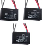 3 Pcs CBB61 Capacitor Wire 5+5+5UF New Tech Ceiling Fan 250VAC 50/60HZ. Fixed Price $18.74.