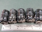 Nippon Chemi-con 330UF 200V CE04W Capacitors Qty 5 Nos. Fixed Price $23.00.