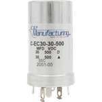 Capacitor, Ce Mfg., 500V, 30/30 F, Electrolytic. Fixed Price $36.95.