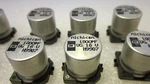 Nichicon Smd 1000UF 16V Electrolytic Capacitors Surface Mount 5 Pcs. Fixed Price $5.95.
