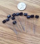 12 New Cornell Dubilier Cde 100PF 100V Radial Siver Mica Film Capacitor Usa. Fixed Price $9.99.