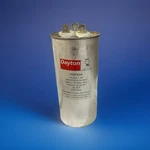 Dayton Motor Dual Run Capacitor: Round, 440V Ac, 80/5 Mfd, 5/8 In Overall Ht. Fixed Price $29.99.