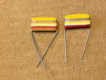 Nos Mullard Tropical Fish .47 Uf 250V Capacitors Guitar Amp Tone Caps (qty). Fixed Price $5.00.