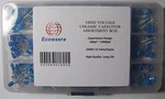 15 Value 300 Pcs High Voltage Ceramic Capacitor Kit 2KV 2000V 100PF 10000PF. Fixed Price $13.99.
