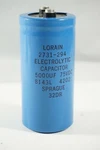 Sprague Screw Terminal Aluminum 5000UF 75VDC Electrolytic Capacitor. Fixed Price $24.99.