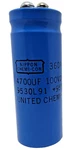 Nippon Chemi-con 4700UF 100V Screw Terminal Capacitor 36DA472F Nos Japan 35X92MM. Fixed Price $34.99.