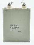 Vintage 7030-8 Sprague Oil-filled Capacitor 10-600DC Western Electric E5. Fixed Price $58.49.
