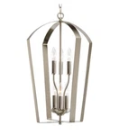 Progress Lighting P3929-09 Gather Collection 6-LIGHT Brushed Nickel Pendant. Fixed Price $94.99.