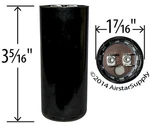 Bmi 460-552 Uf/mfd 110/125V 50/60HZ Start Capacitor Replaces A-35406-506X. Fixed Price $14.50.