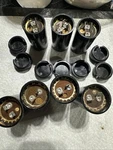 Assortment Of Mallory Capacitors, 130-156MFD (3), 145-174MFD (1), 88-108MFD. Fixed Price $24.58.