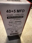 Totaline P291-4054RS 40+5 Mfd Multi-purpose Round Capacitor 370/440VAC. Fixed Price $35.00.