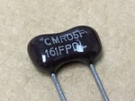 (1 Pc) Sangamo CMR05F161FPDL Cap Mica 160PF 500V 1%. Fixed Price $14.95.