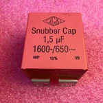 Wima Snubber 1.5UF Mkp Capacitor, 1600 Vdc, 650 Vac, SNMPT0415071. Fixed Price $20.00.