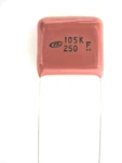 4PCS - 1UF /1MFD 250V (rohs) (nichicon) Metallized Polyester Film Capacitor. Fixed Price $5.70.