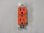 Surplus New Hubbell CR5252IG 15 Amp Isolated Ground Duplex Receptacle. Fixed Price $7.36.